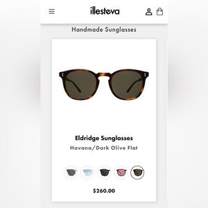 Illesteva unisex sunglasses excellent condition